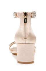 Champagne | Bronwen Embellished Evening Shoe