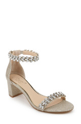 Light Gold | Bronwen Embellished Evening Shoe