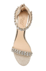 Light Gold | Bronwen Embellished Evening Shoe