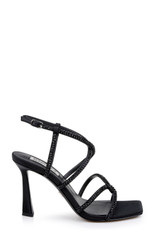 Black | Brooke Strappy Bejeweled Stiletto Sandal