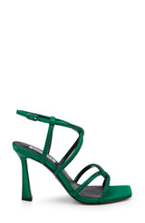 Emerald | Brooke Strappy Bejeweled Stiletto Sandal