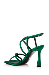 Emerald | Brooke Strappy Bejeweled Stiletto Sandal
