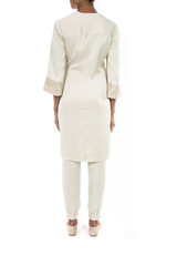 Ivory | Fringe Tie Duster