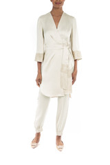 Ivory | Fringe Tie Duster