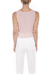 Blush Georgette Tank | Georgette Tank Top