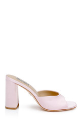 Blossom | Cadence Leather Block Heel Slide Side