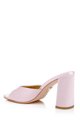 Blossom | Cadence Leather Block Heel Slide Back Side
