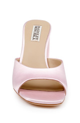 Blossom | Cadence Leather Block Heel Slide Front