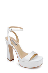 Soft White | Caia Platform Sandal with Heart-Shaped Buckle