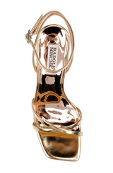 Gold | Callie Beaded Heel Sandal