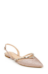 Rosegold Glitter | Camden Pointed Flat