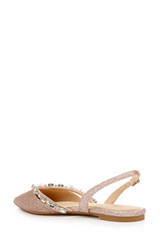 Rosegold Glitter | Camden Pointed Flat