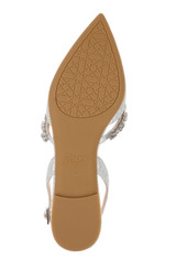 Silver Glitter | Camden Pointed Flat