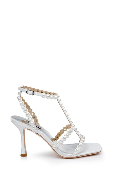 Soft White | Camilla Gladiator Stiletto Sandal