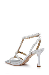 Soft White | Camilla Gladiator Stiletto Sandal