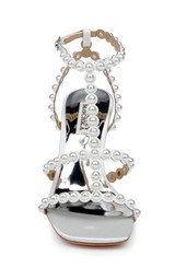 Soft White | Camilla Gladiator Stiletto Sandal