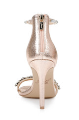 Rose Gold Campbell Jeweled Stiletto Heel Counter