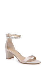 Champagne | Catalina Open Toe Block Heel