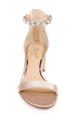 Champagne | Catalina Open Toe Block Heel