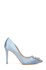 Azure Blue | Cher Pointed Toe Evening Pump