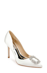 Soft White | Cher Pointed Toe Evening Pump