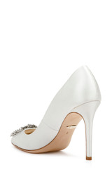 Soft White | Cher Pointed Toe Evening Pump