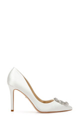 Soft White | Cher Pointed Toe Evening Pump