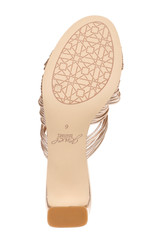 Rose Gold | Cheryl Backless Double-Knotted Block Heel Sole