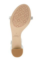 Pale Blue | Daylann Pearl and Crystal Block Heel Sandal