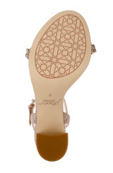 Rosegold | Dee Pearl and Crystal High Block Heels