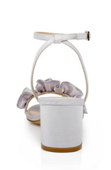 Light Lilac | Desirie Ruffle Block Heel Sandal