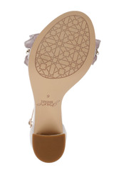 Light Lilac | Deva Ruffle High Block Heel