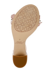 Pastel Pink | Deva Ruffle High Block Heel