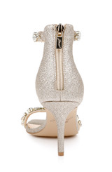 Light Gold | Dustyn Ankle Strap Sandal