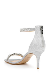 Silver | Dustyn Ankle Strap Sandal