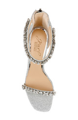 Silver | Dustyn Ankle Strap Sandal