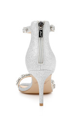 Silver | Dustyn Ankle Strap Sandal