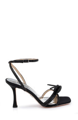 Black | Effie Strappy Bow Stiletto Heels