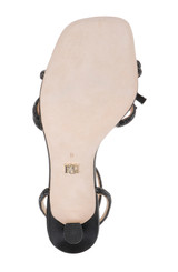 Black | Effie Strappy Bow Stiletto Heels