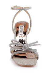 Champagne | Effie Strappy Bow Stiletto Heels