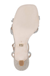 Champagne | Effie Strappy Bow Stiletto Heels