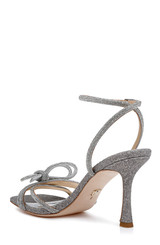Silver Antique | Effie Strappy Bow Stiletto Heels