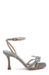 Silver Antique | Effie Strappy Bow Stiletto Heels