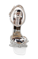 White Clear | Effie Strappy Bow Stiletto Heels