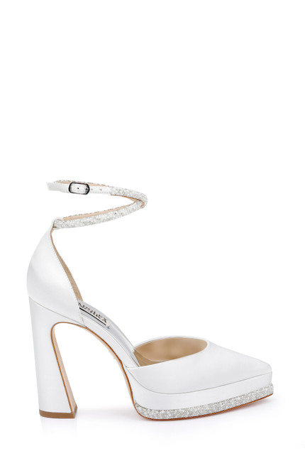 Soft White | Eliana Pointed Platforms