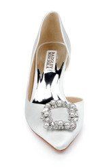 Soft White | Fabia D’Orsay With Crystal Buckle