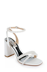 Soft White | Feisty Pearl Block Heel
