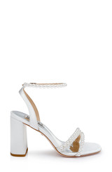 Soft White | Feisty Pearl Block Heel