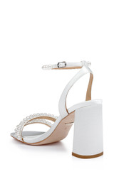 Soft White | Feisty Pearl Block Heel