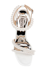 Soft White | Feisty Pearl Block Heel